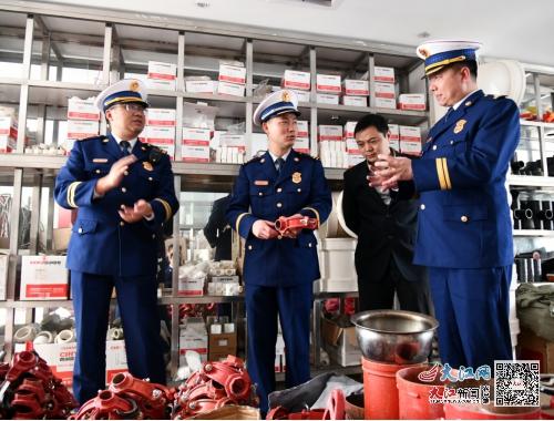 宜春市消防救援支队开展 3.15 消防产品联合检查行动 图