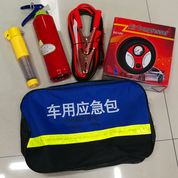 车载灭火器小型便携汽车应急救援工具包车用套装多功能