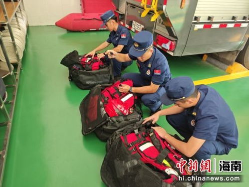 海口消防成立105个救援小组严阵以待台风 摩羯